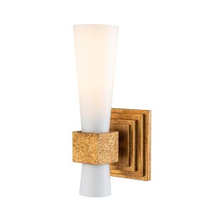 Kinkiet złoty KRISTY 1xE27x40W wym:35,6×15,2×13,3cm IP20 Elstead 832298