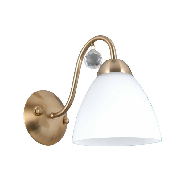 Kinkiet złoty LUGANO 1xE27x40W wym:19x13,5x24cm IP20 Italux 828908