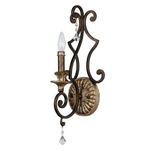Kinkiet złoty Marquette 1xE14x60W wym:54,6×21,6×19,1cm IP20 Quoizel 828889