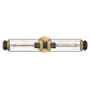 Kinkiet złoty MASTHEAD 2xE27x40W wym:12,2x61x12,8cm IP44 Hinkley 832446