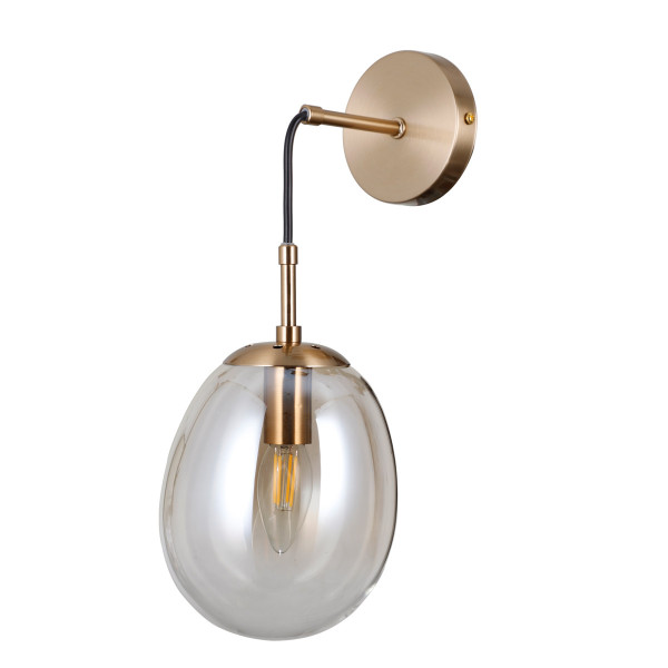 Kinkiet złoty MEOLO 1xE14x5W wym:33x14x19,4cm IP20 Italux 834869