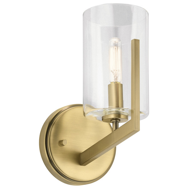 Kinkiet złoty Nye 1xE14x40W wym:24,5x13x18,9cm IP20 Quintiesse 187189