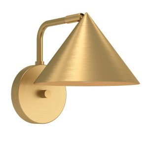 Kinkiet złoty REMYCK 1xE27x60W wym:21,3×19,7×26,7cm IP20 Alora Mood 832266