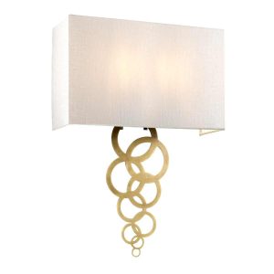 Kinkiet złoty Rosa 2xE27x60W wym:52,1x37x12,8cm IP20 Elstead 832321