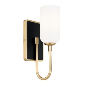 Kinkiet złoty SOLIA 1xG9x3W wym:33,8×12,7x16cm IP44 Kichler 833718