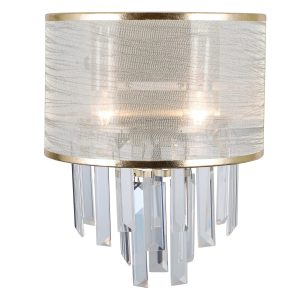 Kinkiet złoty TORREIA 2xE14x40W wym:25x15x15cm IP20 Italux 844346