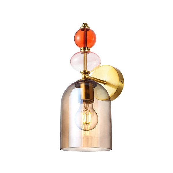 Kinkiet złoty TROPEA 1xE27x15W wym:32,5x17,5x17,5cm IP20 Light Prestige 831890