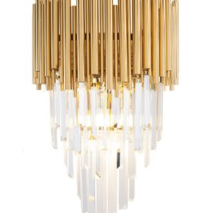 Kinkiet złoty VOGUE 4xG9x40W wym:54x30x19cm IP20 Maxlight 828911