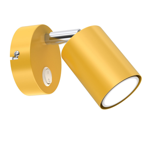 Kinkiet żółty Fun 1xGU10x8W wym:13,5x8x9cm IP20 Luminex 835127