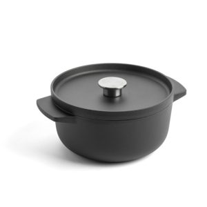 KitchenAid Garnek żeliwny Cast Iron 22cm 3.3l czarny matowy 966150 KitchenAid Garnek żeliwny Cast Iron 22cm 3.3l czarny matowy 966150