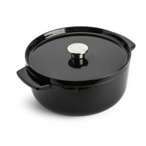 KitchenAid Garnek żeliwny Cast Iron 26cm 5,2l czarny 989985 KitchenAid Garnek żeliwny Cast Iron 26cm 5,2l czarny 989985