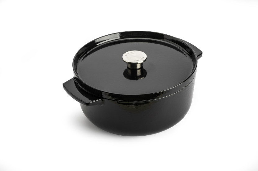KitchenAid Garnek żeliwny Cast Iron 26cm 5,2l czarny 989985
