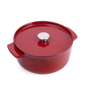 KitchenAid Garnek żeliwny Cast Iron 26cm 5,2l czerwony 989986 KitchenAid Garnek żeliwny Cast Iron 26cm 5,2l czerwony 989986