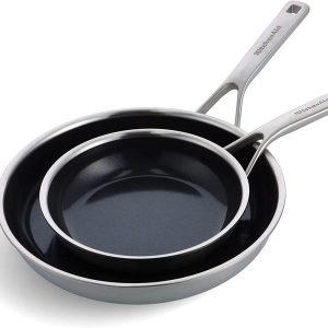 KitchenAid Komplet 2 patelni Multi-Ply 20+28cm ceramiczne 989250 KitchenAid Komplet 2 patelni Multi-Ply 20+28cm ceramiczne 989250