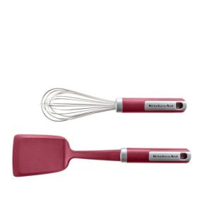 KitchenAid Komplet szpatułka + trzepaczka Maker Essentials czerowny 966093 KitchenAid Komplet szpatułka + trzepaczka Maker Essentials czerowny 966093