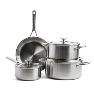 KitchenAid Zestaw garnków i patelni Multi-Ply 7 elementów w zestawie taniej 966154 KitchenAid Zestaw garnków i patelni Multi-Ply 7 elementów w zestawie taniej 966154