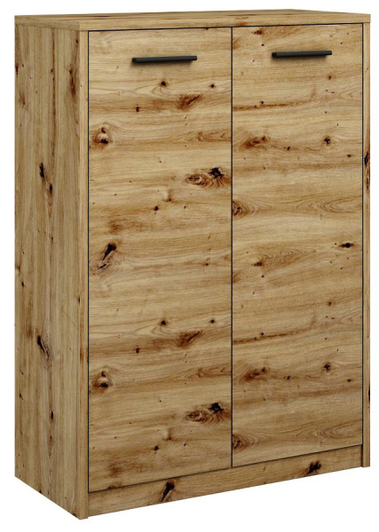 Klasyczna komoda z drzwiczkami dąb artisan - Luro 692035