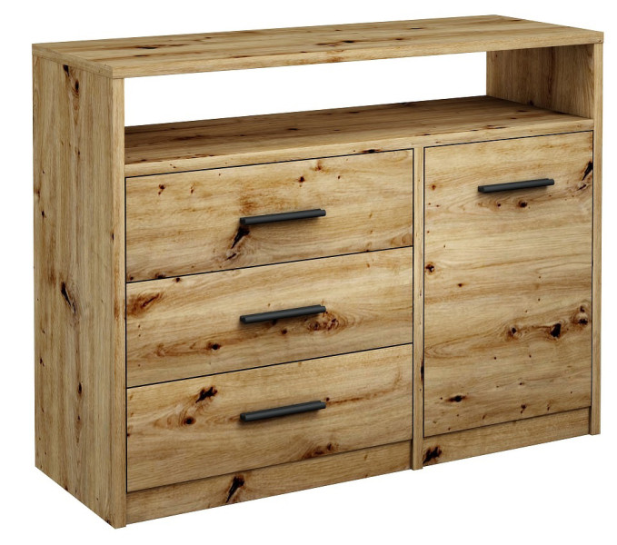 Klasyczna komoda z szufladami dąb artisan - Navro 692265