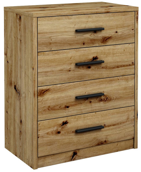 Klasyczna komoda z szufladami dąb artisan - Tireon 692270