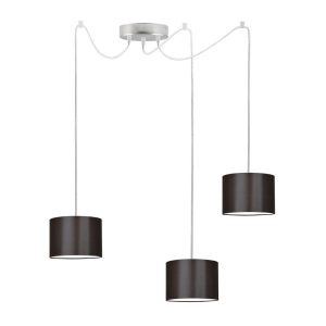 Klasyczna lampa wisząca WAIKIKI W3 Stal Szczotkowana – Brązowy 879959 Klasyczna lampa wisząca WAIKIKI W3 Stal Szczotkowana – Brązowy 879959