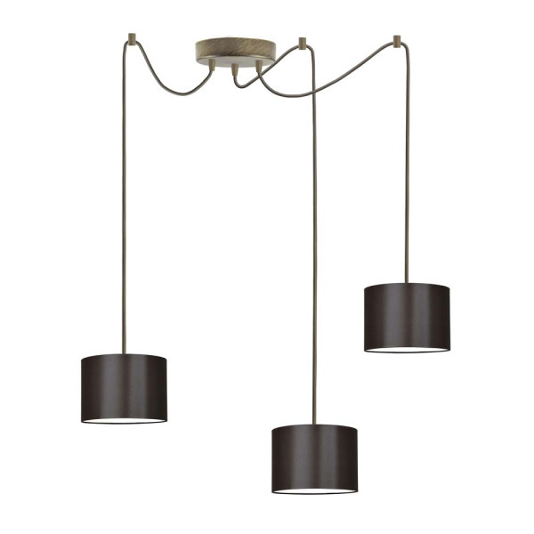 Klasyczna lampa wisząca WAIKIKI W3 Stare Złoto - Brązowy 879940