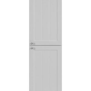 Klasyczna szafka łazienkowa, biała, 35 x 136 x 27 cm, uchwyt srebrny 1059972 Klasyczna szafka łazienkowa, biała, 35 x 136 x 27 cm, uchwyt srebrny 1059972