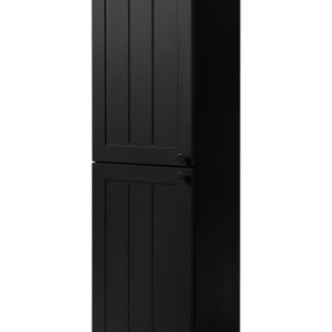 Klasyczna szafka łazienkowa, czarna, 35 x 136 x 27 cm, uchwyt czarny 1059962 Klasyczna szafka łazienkowa, czarna, 35 x 136 x 27 cm, uchwyt czarny 1059962