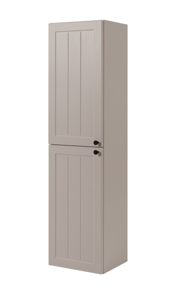 Klasyczna szafka łazienkowa z kaszmiru 35 x 136 x 27 cm, uchwyt czarny 1059966
