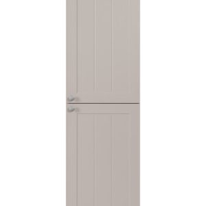 Klasyczna szafka łazienkowa z kaszmiru 35 x 136 x 27 cm, uchwyt srebrny 1059956