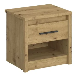 Klasyczna szafka nocna z szufladą dąb artisan – Aveno 708171 Klasyczna szafka nocna z szufladą dąb artisan – Aveno 708171