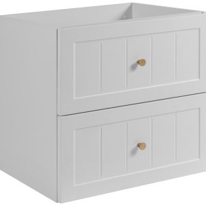Klasyczna szafka pod umywalkę, biała, 60 x 57 x 46 cm 1060217 Klasyczna szafka pod umywalkę, biała, 60 x 57 x 46 cm 1060217