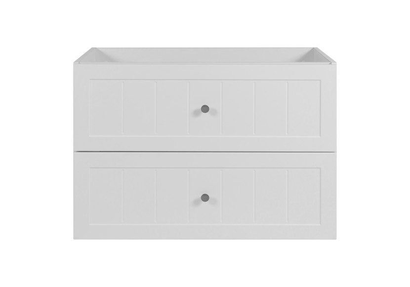 Klasyczna szafka pod umywalkę w kolorze białym, 80 x 57 x 46 cm 1060215