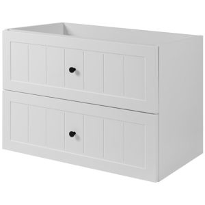 Klasyczna szafka pod umywalkę w kolorze białym, 80 x 57 x 46 cm 1060029 Klasyczna szafka pod umywalkę w kolorze białym, 80 x 57 x 46 cm 1060029