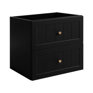 Klasyczna szafka pod umywalkę w kolorze czarnym, 60 x 57 x 46 cm 1060160 Klasyczna szafka pod umywalkę w kolorze czarnym, 60 x 57 x 46 cm 1060160