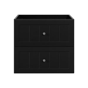 Klasyczna szafka pod umywalkę w kolorze czarnym, 60 x 57 x 46 cm 1060245 Klasyczna szafka pod umywalkę w kolorze czarnym, 60 x 57 x 46 cm 1060245
