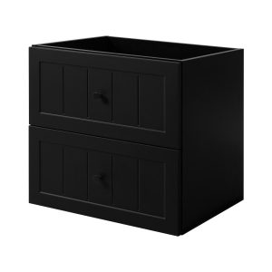 Klasyczna szafka pod umywalkę w kolorze czarnym, 60 x 57 x 46 cm 1060142 Klasyczna szafka pod umywalkę w kolorze czarnym, 60 x 57 x 46 cm 1060142