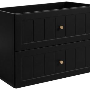 Klasyczna szafka pod umywalkę w kolorze czarnym, 80 x 57 x 46 cm 1060120 Klasyczna szafka pod umywalkę w kolorze czarnym, 80 x 57 x 46 cm 1060120