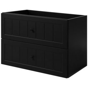 Klasyczna szafka pod umywalkę w kolorze czarnym, 80 x 57 x 46 cm 1060180 Klasyczna szafka pod umywalkę w kolorze czarnym, 80 x 57 x 46 cm 1060180