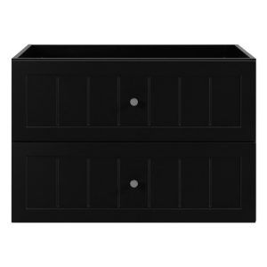 Klasyczna szafka pod umywalkę w kolorze czarnym, 80 x 57 x 46 cm 1060039 Klasyczna szafka pod umywalkę w kolorze czarnym, 80 x 57 x 46 cm 1060039