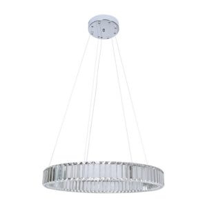 Klasyczny kryształowy Żyrandol SREBRNY RING K9 Ø60CM 140718 Klasyczny kryształowy Żyrandol SREBRNY RING K9 Ø60CM 140718