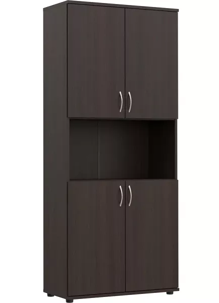 Klasyczny regał biurowy z podwójnymi drzwiczkami - Oreno 224678