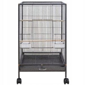 Klatka metalowa dla ptaków egzotycznych woliera dla papug kanarków 80 cm 796275 Klatka metalowa dla ptaków egzotycznych woliera dla papug kanarków 80 cm 796275