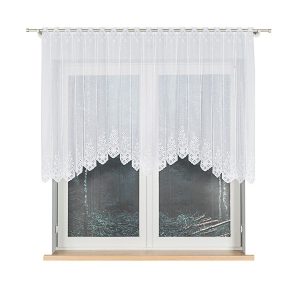 KLEMENTYNA – Firanka gotowa żakardowa z podcięciem na dole – 200×120 cm 774747 KLEMENTYNA – Firanka gotowa żakardowa z podcięciem na dole – 200×120 cm 774747