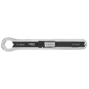 Klucz oczkowy nastawny dwustronny 5-16mm NEO 03-030 179564 Klucz oczkowy nastawny dwustronny 5-16mm NEO 03-030 179564