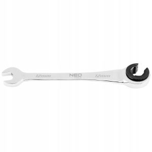 Klucz płasko-oczkowy rozcięty z grzechotką 12mm NEO 09-259 195767 Klucz płasko-oczkowy rozcięty z grzechotką 12mm NEO 09-259 195767