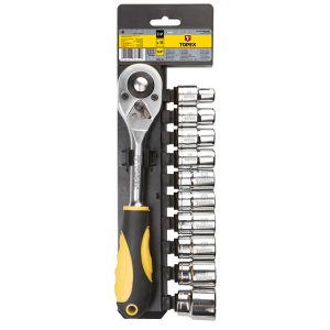 Klucze nasadowe 1/2”, 11 szt. TOPEX 38D652 179337 Klucze nasadowe 1/2”, 11 szt. TOPEX 38D652 179337
