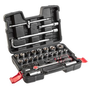 Klucze nasadowe 1/4, 1/2, 47 szt. TOP TOOLS 38D550 179396 Klucze nasadowe 1/4, 1/2, 47 szt. TOP TOOLS 38D550 179396