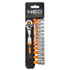 Klucze nasadowe 1/4” grzechotka zestaw 14szt. NEO 10-000 179441 Klucze nasadowe 1/4” grzechotka zestaw 14szt. NEO 10-000 179441