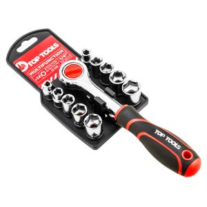 Klucze nasadowe 1/4”, zestaw 12szt. TOP TOOLS 38D147 179257 Klucze nasadowe 1/4”, zestaw 12szt. TOP TOOLS 38D147 179257