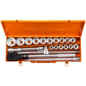 Klucze nasadowe 3/4”, 21szt. NEO 08-061 179244